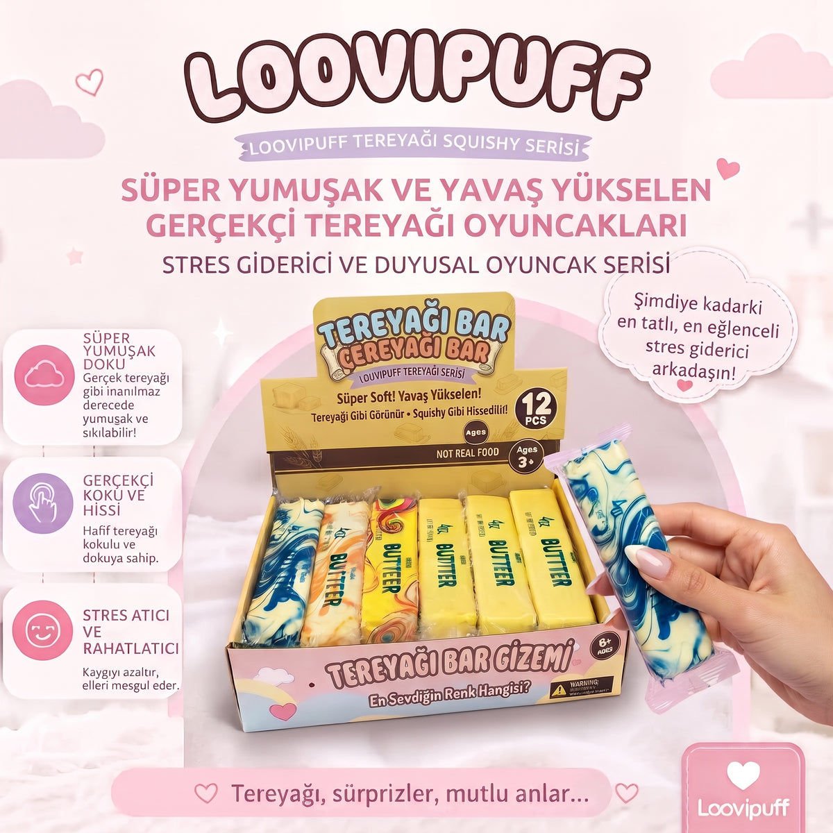 Loovipuff - Squishy Sıkma Oyuncağı
